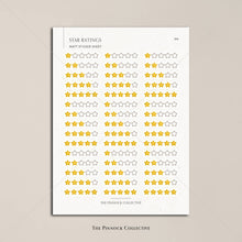 Load image into Gallery viewer, Star Rating - Book Annotating - Sticker Sheet