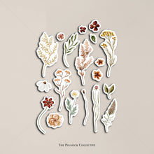 Load image into Gallery viewer, Watercolour botanical themed planner stickers