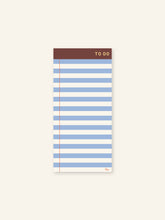 Load image into Gallery viewer, Striped To-Do List Pad / DL Size: Olive