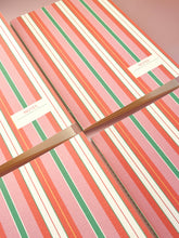 Load image into Gallery viewer, Felix / Vintage Style Striped Notebook: A6
