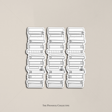 Load image into Gallery viewer, Book Tracker Stack Sticker Sheet
