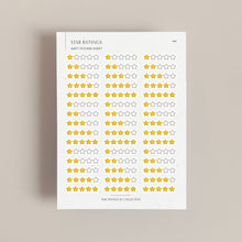 Load image into Gallery viewer, Star Rating - Book Annotating - Sticker Sheet
