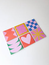 Load image into Gallery viewer, Fin Memo Pad / Abstract &amp; Colourful: Love
