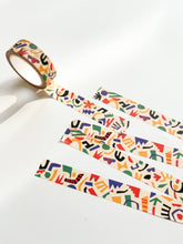 Load image into Gallery viewer, Patterned Washi Tape, Bullet Journal Tape / Miro
